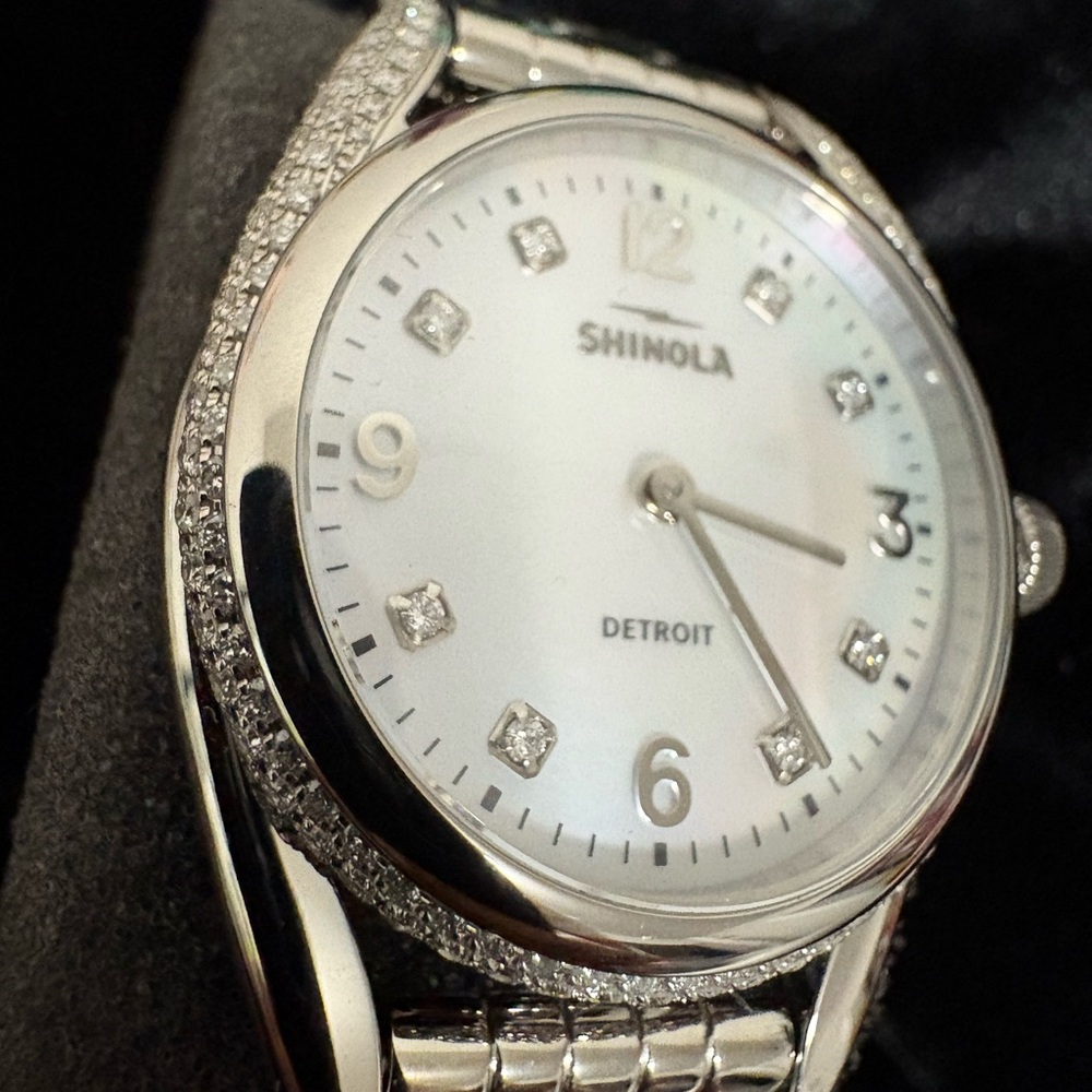 Shinola The Diamond Dial Derby 30mm Watch